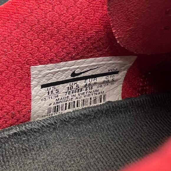 Nike Metcon 1 Gym Red Black Mesh Sneakers Athletic Shoes Running Men's 11.5 - Picture 4 of 11